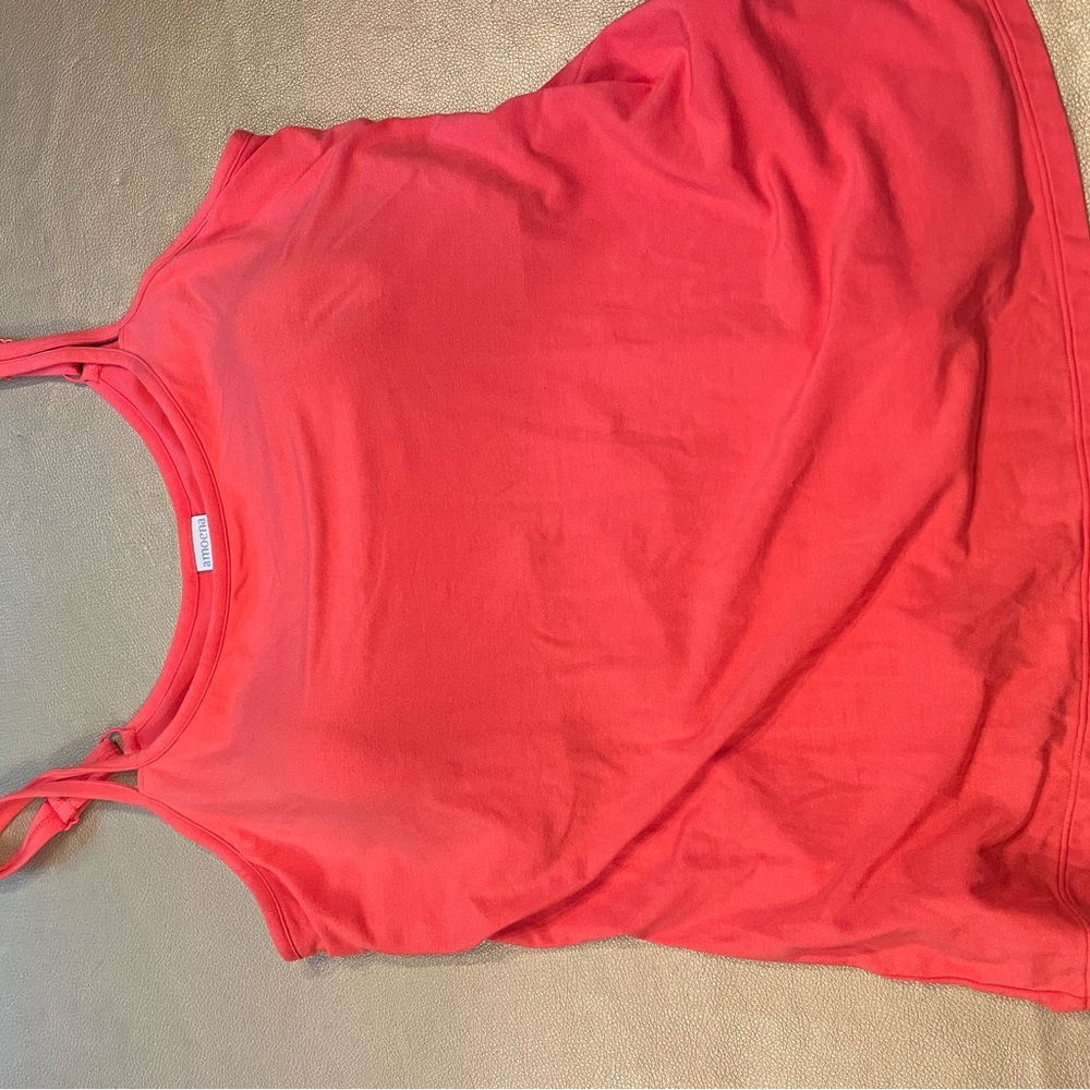 Amoena valleta tank in coral
